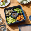 Large Snack Bento Food Storage Container - Navy Blue