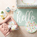 Round Activity Playmat Floral - ™ Pink/Light Green