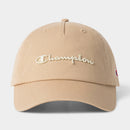 Champion Adult Script Twill Baseball Hat - Irish Cream