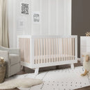 Hudson 3-in-1 Convertible Crib - White/Washed Natural