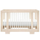 Yuzu 8-in-1 Crib with All-Stages Conversion Kits - Washed Natural with White