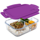 Glass Lunch Box - Purple