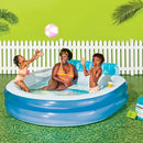 Oval Kiddie Pool with Bench - 140 Gallon
