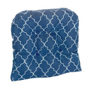 2pk Non-Slip Trellis Tufted Universal Chair Cushions - Blue