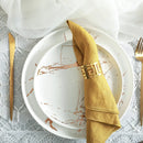 Zora Porcelain Salad Plate Set of 4 - White