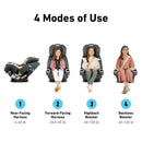 4Ever DLX SnugLock 4-in-1 Convertible Car Seat - Leila