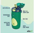 12oz Stainless Steel Kids Water Bottle - Spyke Green
