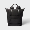 Faux Neoprene Backpack - Black