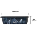 Stainless Steel Bento Box Azurite Marble