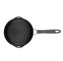 Nonstick Induction Straining 3qt Saucepan with Lid - Graphite
