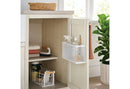 Punched Metal Over the Door Kitchen Cabinet Organizer