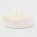 Large Round Packable Serving Set - White