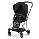 Mios 3 Stroller - Rose Gold Frame & Deep Black Seat Pack