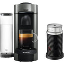 Coffee and Espresso Machine with Aeroccino - Gray
