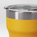 12oz 2pk Stacking Short Tumbler with Lid Yellow - Room Essentials™
