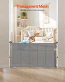 Retractable Baby Gate - Gray