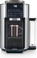 Coffee Maker with Built-In Grinder - Silver