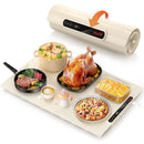 Electric Food Warming Tray - Beige