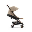 COYA Stroller - Rose Gold Frame + Cozy Beige Seat