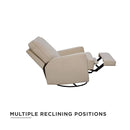 Rylan 4-in-1 Swivel Glider Rocker Recliner Chair - Beige