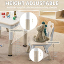 Adjustable Kids Table and Chairs Set