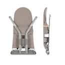 Bouncer with Toy Bar, Vibrates and Plays Music - Beige
