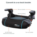 Protect 2-In-1 Folding Booster Car Seat - Aqua Tech