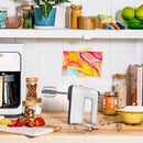6-Speed Electric Hand Mixer White Icing by Drew Barrymore