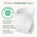 Organic Cotton Enhanced Diapers - Size 2 - 62ct