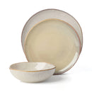 12pc Dinnerware Set Organic Shade Oatmeal