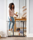 Easy Step 38.5-Inch Wide Walk Thru Baby Gate - Black