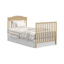 Stella 4-in-1 Convertible Mini Crib with Mattress - Driftwood