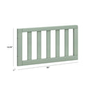 Toddler Bed Conversion Kit (M12599) - Light Sage