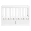 Bento 3-in-1 Convertible Storage Crib - White