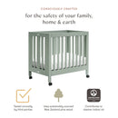 Portable Mini Crib - Light Sage