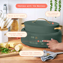 6 Qt Electric Multi-Cooker - Thyme Green