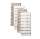 Cotton Kitchen Towel Set - Tan Stripe