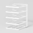 Wire Storage Pan Organizer White