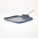 Nonstick Ceramic Single Burner Griddle Pan - Blue