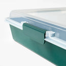 Nonstick Aluminized Steel Cake Pan Set with Lid - Dark Green