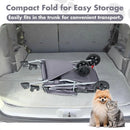 3 Wheels Pet Stroller for Small Dogs and Cats - Grey