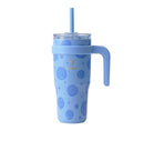 Cold1 Vacuum Insulated Stainless Steel Straw Tumbler - Blue