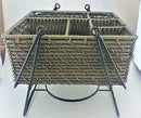 Utensil Caddies - Folding Handles Picnic Basket