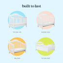 Jayden 4-in-1 Convertible Crib - White