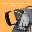 Venture 3-Wheel Stroller Travel System - Stellar Gray