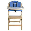 Beyond Junior Y High Chair - Natural/Blueberry