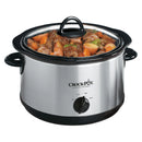 4.5-Quart Manual Slow Cooker - Silver