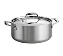 Induction-Ready Stainless Steel 5 QT. Covered Dutch Oven