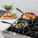 Stainless Steel Fry Pan Set - 8" and 10"