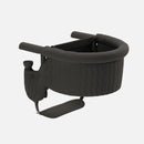 Hook-On High Chair with Attachable Silicone Tray - Black